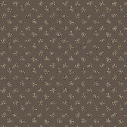 Andover Fabrics | Jewelbox | Dandelion Fluff | Chocolate - 836-N