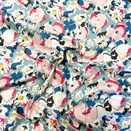 Botanical Flora - Cotton Lawn - Hollies Haberdashery UK
