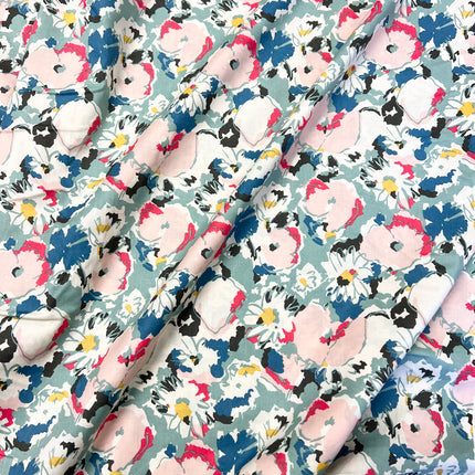 Botanical Flora - Cotton Lawn - Hollies Haberdashery UK