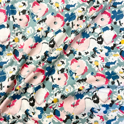 Botanical Flora - Cotton Lawn - Hollies Haberdashery UK