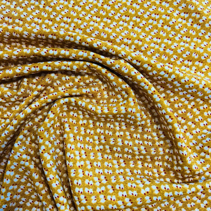 Buds Viscose | Mustard - ANA0119A