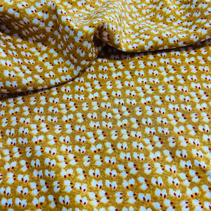 Buds Viscose | Mustard - ANA0119A
