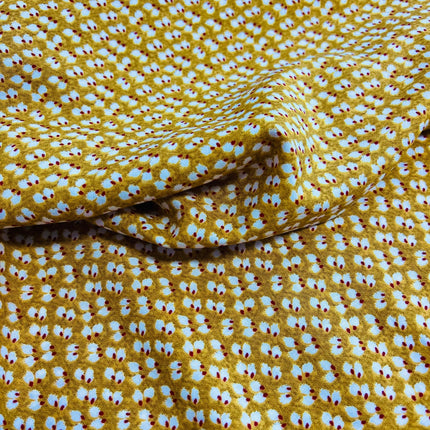 Buds Viscose | Mustard - ANA0119A