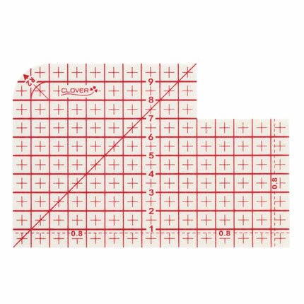 Clover Hot Hemmer / Ruler - Metric - CL7700