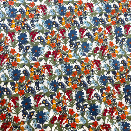 Cornflower Cotton Lawn - Blue - Hollies Haberdashery UK