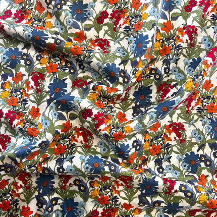 Cornflower Cotton Lawn - Blue - Hollies Haberdashery UK
