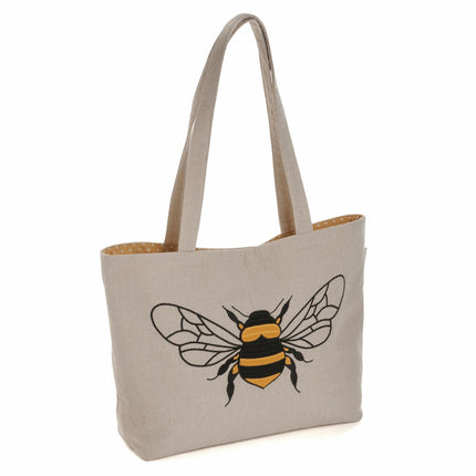 Craft Bag | Hobby Gift | Embroidered Linen Bee - HGTBMA\347