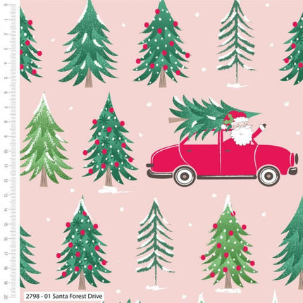 Craft Cotton Co - Christmas Post - Fat Quarter Pack (5) -