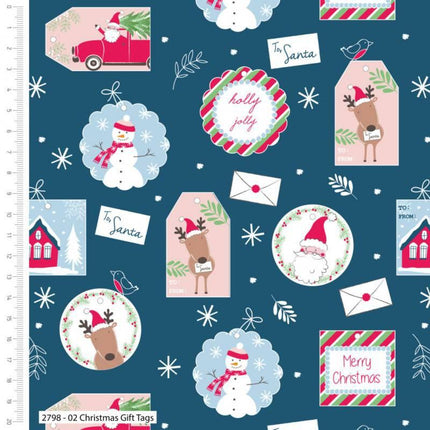 Craft Cotton Co - Christmas Post - Fat Quarter Pack (5) -