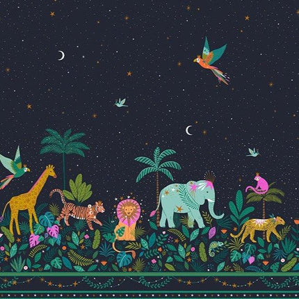 Dashwood Studio Fabric | Jungle Luxe | Double Border -