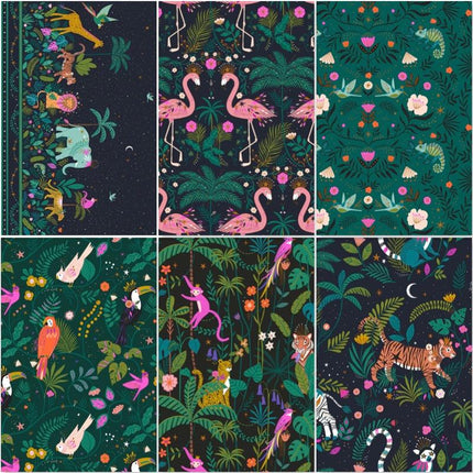 Dashwood Studio Fabric | Jungle Luxe | Fat Quarter Pack (6) -