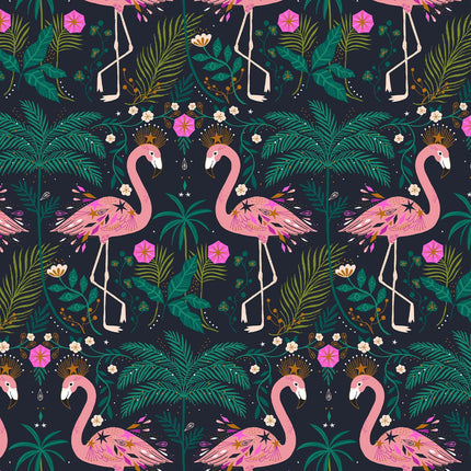 Dashwood Studio Fabric | Jungle Luxe | Flamingo - JLUXE2237