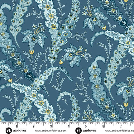 Edyta Sitar | Beach House | Ribbon Glass | Blue - 1164 - B