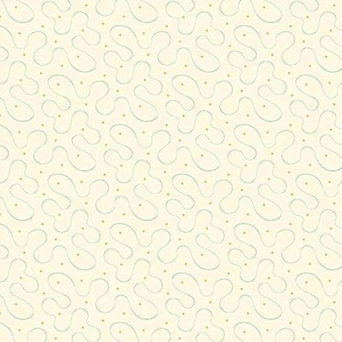 Cloud Nine Ribbon Ivory - Edyta Sitar - PER QUARTER METRE