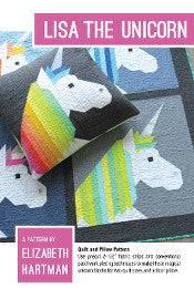 Elizabeth Hartman - Lisa The Unicorn - Quilt & Pillow Pattern - EH-038