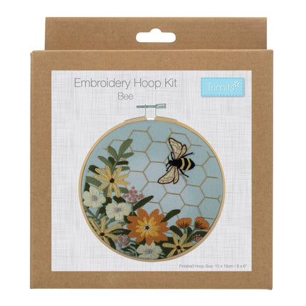 Embroidery Kit with Hoop | Bee - TCK050