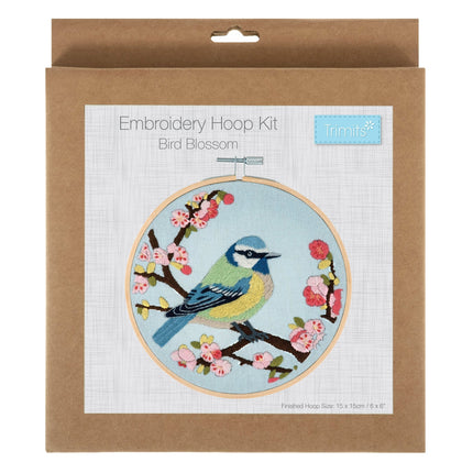 Embroidery Kit with Hoop | Bird Blossom - TCK054