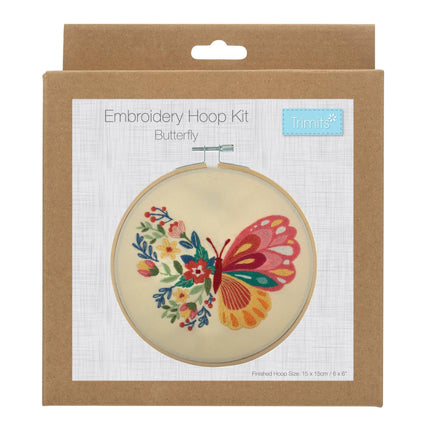 Embroidery Kit with Hoop | Butterfly - TCK043