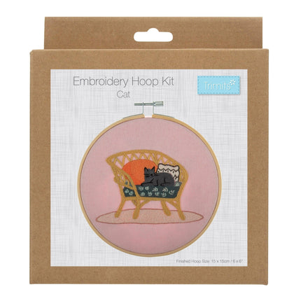 Embroidery Kit with Hoop | Cat - TCK046