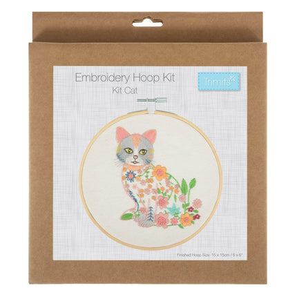 Embroidery Kit with Hoop | Cat - TCK056