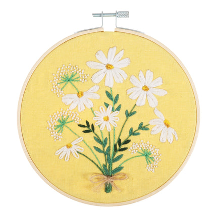 Embroidery Kit with Hoop | Daisies - TCK052