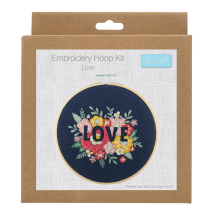 Embroidery Kit with Hoop | Love - TCK047