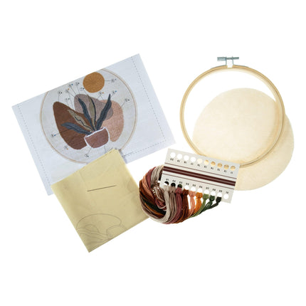 Embroidery Kit with Hoop | Nature - TCK049
