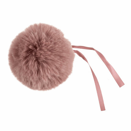 Faux Fur Pom Pom - Large 12cm - Pink - TTPOM12\PINK