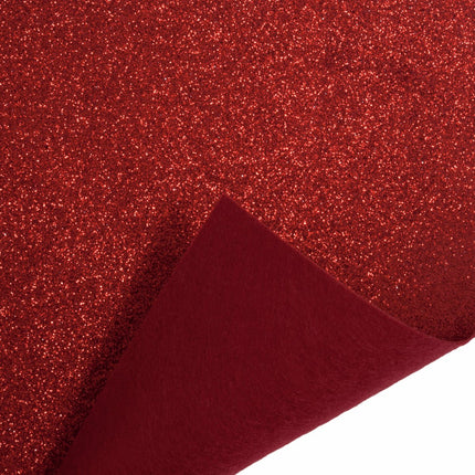 Felt - Glitter - Red - GFR01\12