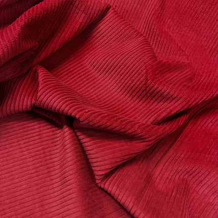Finnella Washed Corduroy | 5 Whale | Dark Red - Hollies Haberdashery UK