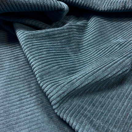 Finnella Washed Corduroy | 5 Whale | Teal - Hollies Haberdashery UK