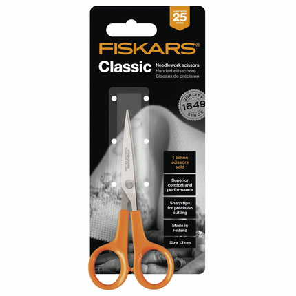 Fiskars Scissors | Classic | Needlework Micro-Tip |12.5cm or 5in - F9881