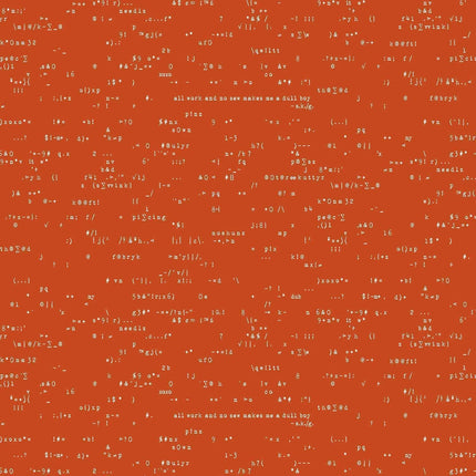 Giucy Giuce Fabric | Scrawl | Punc | Tomato - 1215R