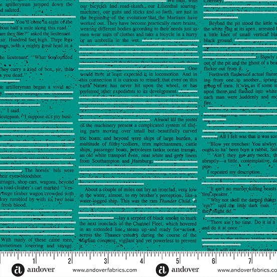 Scrawl Redacted Redux Cyan - Giucy Giuce - PER QUARTER METRE Scrawl Redacted Redux Cyan - Giucy Giuce - PER QUARTER METRE
