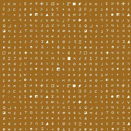 Giucy Giuce Fabric | Sleuth | Crytograph | Rusty - 459-N