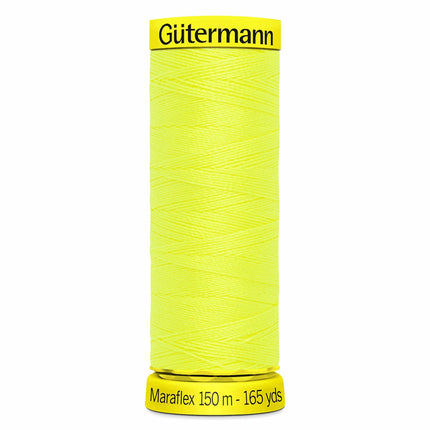 Gutermann 150m Maraflex Stretch Jersey Thread - 3835 Neon Yellow - 777000\3835