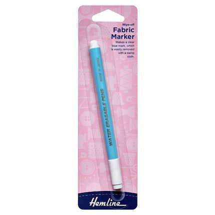 Hemline Fabric Marker Pen: Premium Wipe Off/Wash Out - H295.JP