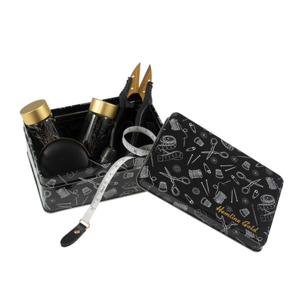 Hemline Gold | Medium Sewing Accessories Tin - PT.TINS.M.HG