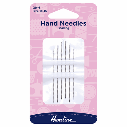 Hemline Hand Sewing Needles: Beading: Size 10-15 - H209.101