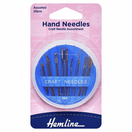 Hemline Hand Sewing Needles: Craft Assortment: Compact - H210.25