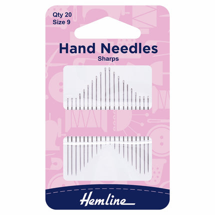 Hemline Hand Sewing Needles: Sharps: Size 9 - H208.9
