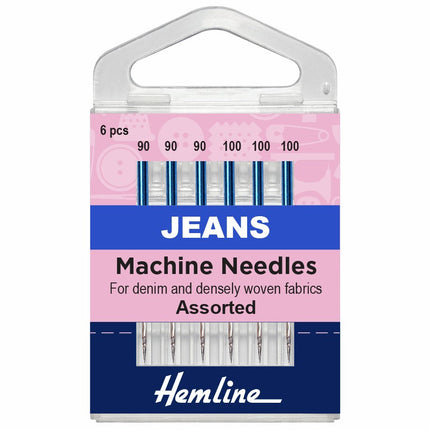 Hemline Jeans Machine Needles - Assorted - H103.99