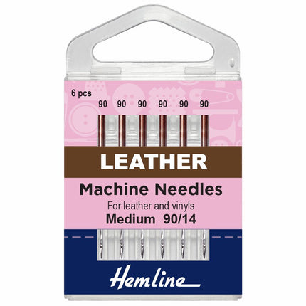 Hemline Leather Machine Needles - Medium - 90/14 - H104.90
