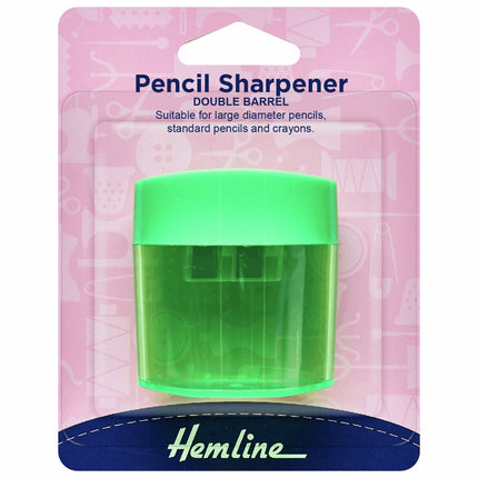 Hemline Pencil Sharpener: Double Barrel - H302