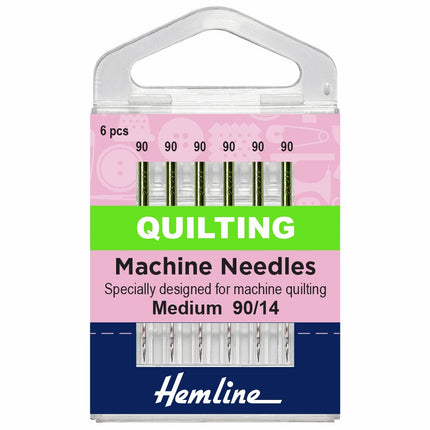 Hemline Quilting Machine Needle - Medium - 90/14 - H106.90