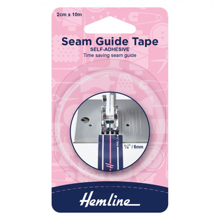 Hemline Seam Guide Tape: 10m x 2cm - H193