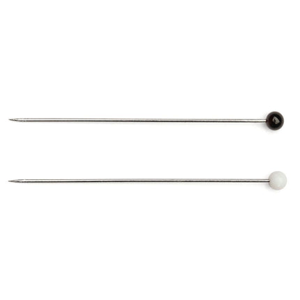 Hemline Sewing Pins - Nickel Extra Fine Glass Head - 35mm Long (200 pack) - H675