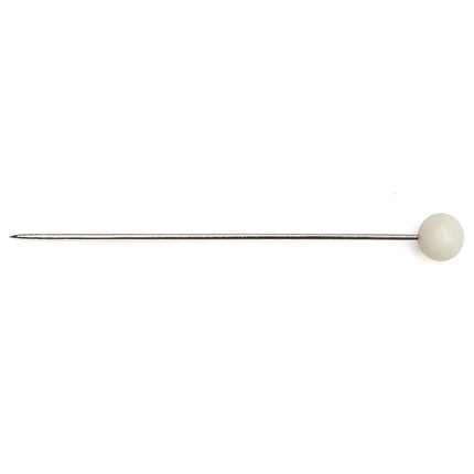 Hemline Sewing Pins - Nickel Plastic Large Head - 38mm Long (75 pack) - H678