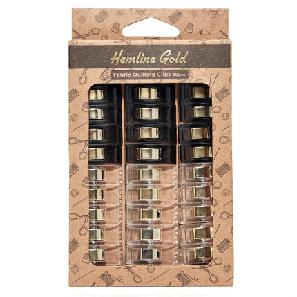 Hemline | Sewing/Quilters Clips Small (30 pack) - 230.S.30.HG