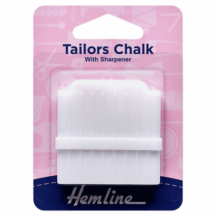 Hemline Tailors Chalk: with Sharpener - H246